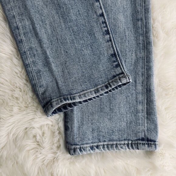 Lucky Brand Sweet Crop Jeans 2/26 (27x26) Light Wash Blue Denim Stretch Womens - Picture 7 of 9